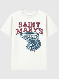 Saint Marys College of California Basketball Hoop Graphic T-Shirt for Men
