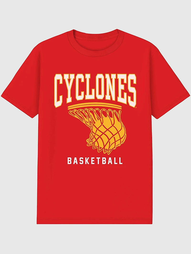 Iowa State University Basketball Hoop Graphic T-Shirt for Men