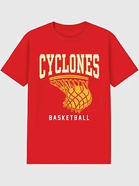 Iowa State University Basketball Hoop Graphic T-Shirt for Men