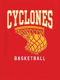 Iowa State University Basketball Hoop Graphic T-Shirt for Men