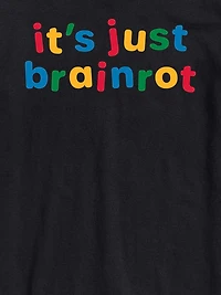 Just Brainrot Short Sleeve Graphic T-Shirt