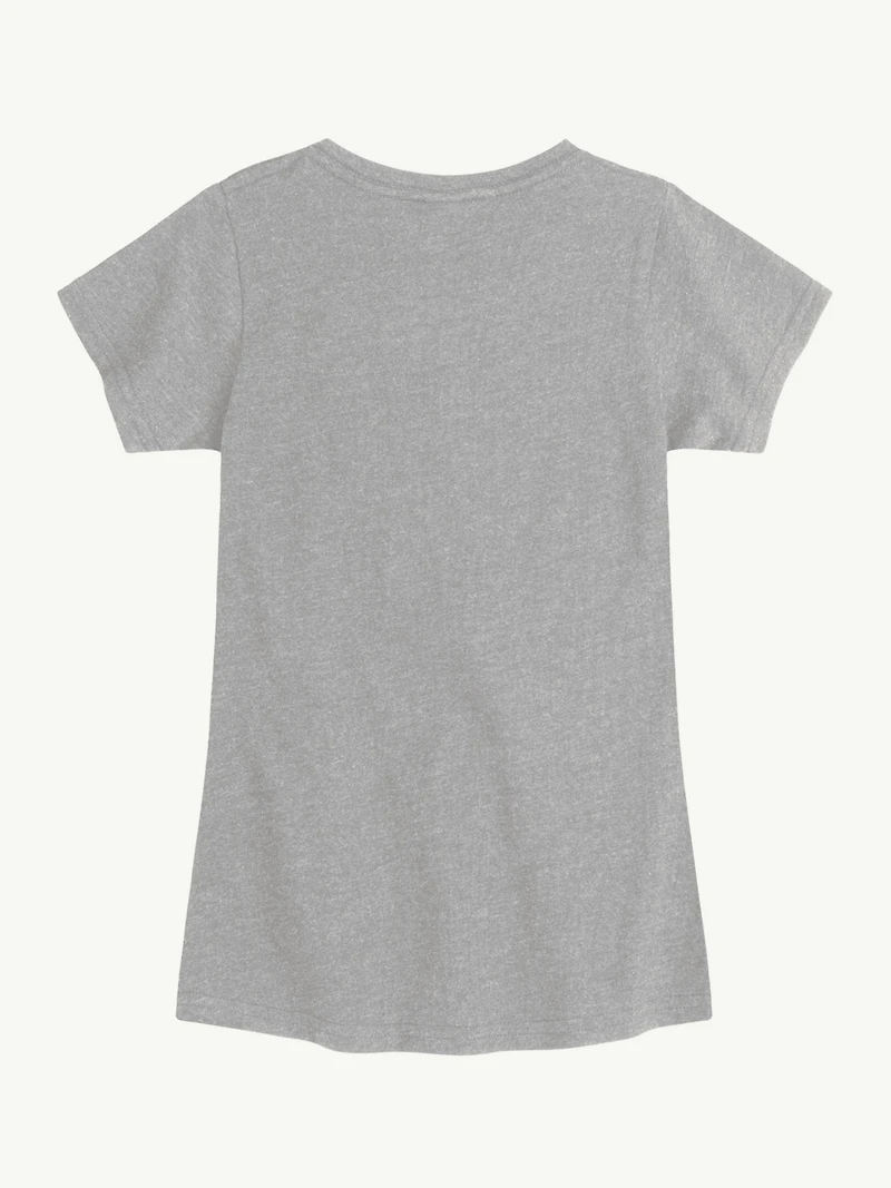 Keep Clean Green Short Sleeve Graphic T-Shirt For Girls