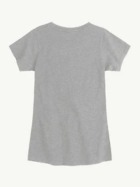 Keep Clean Green Short Sleeve Graphic T-Shirt For Girls