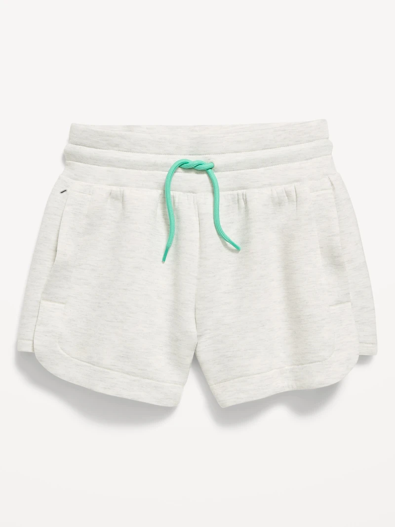Bounce Fleece High-Waisted Shorts for Girls