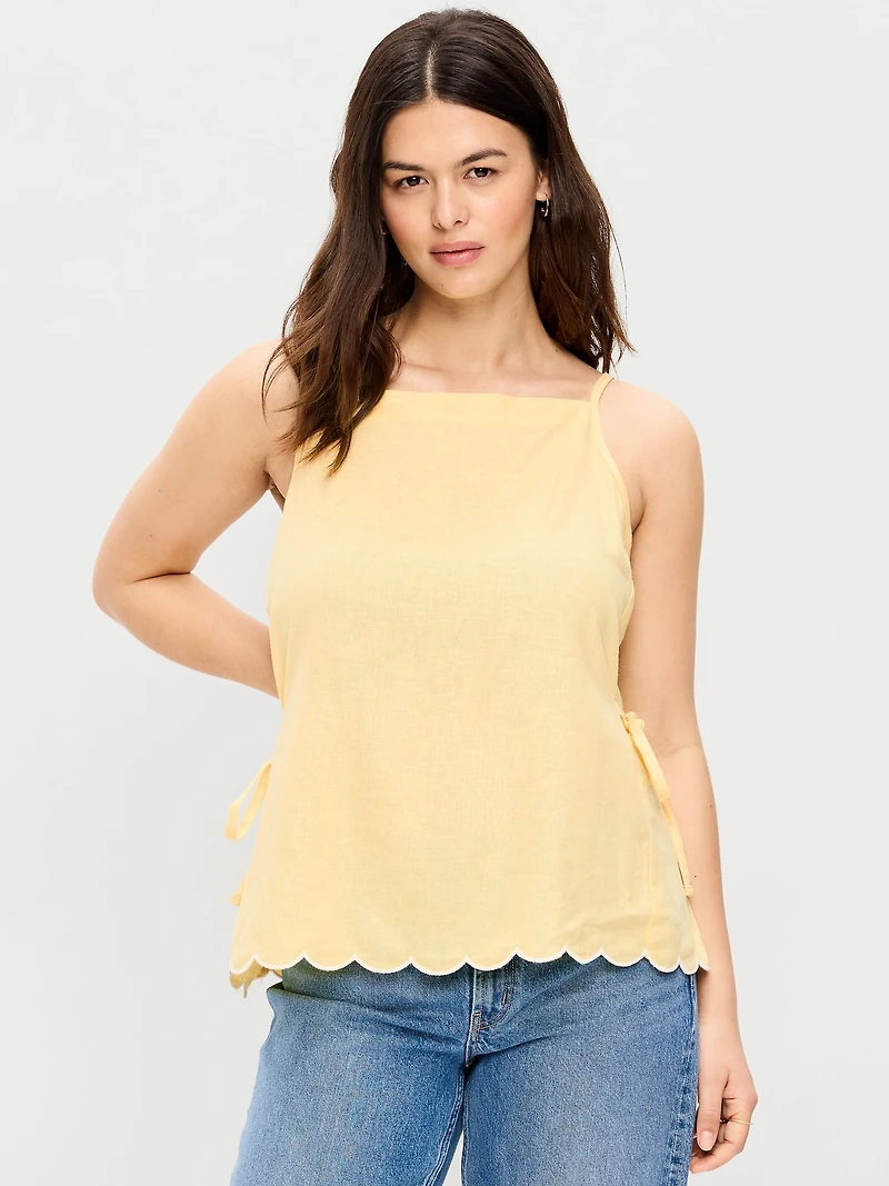 Apron Side-Tie Tank Top