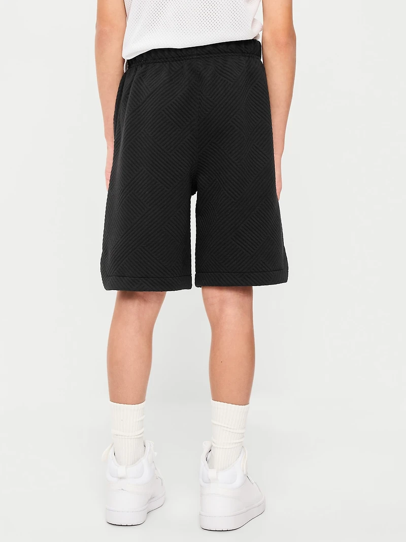 Dynamic Fleece Textured Basketball Shorts for Boys