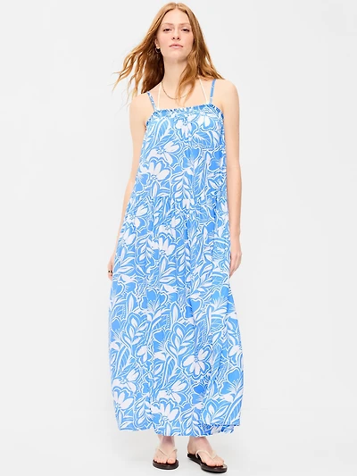 Airy Smocked Maxi Dress