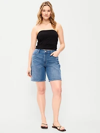 High-Waisted Wow Jean Shorts - 9-inch inseam