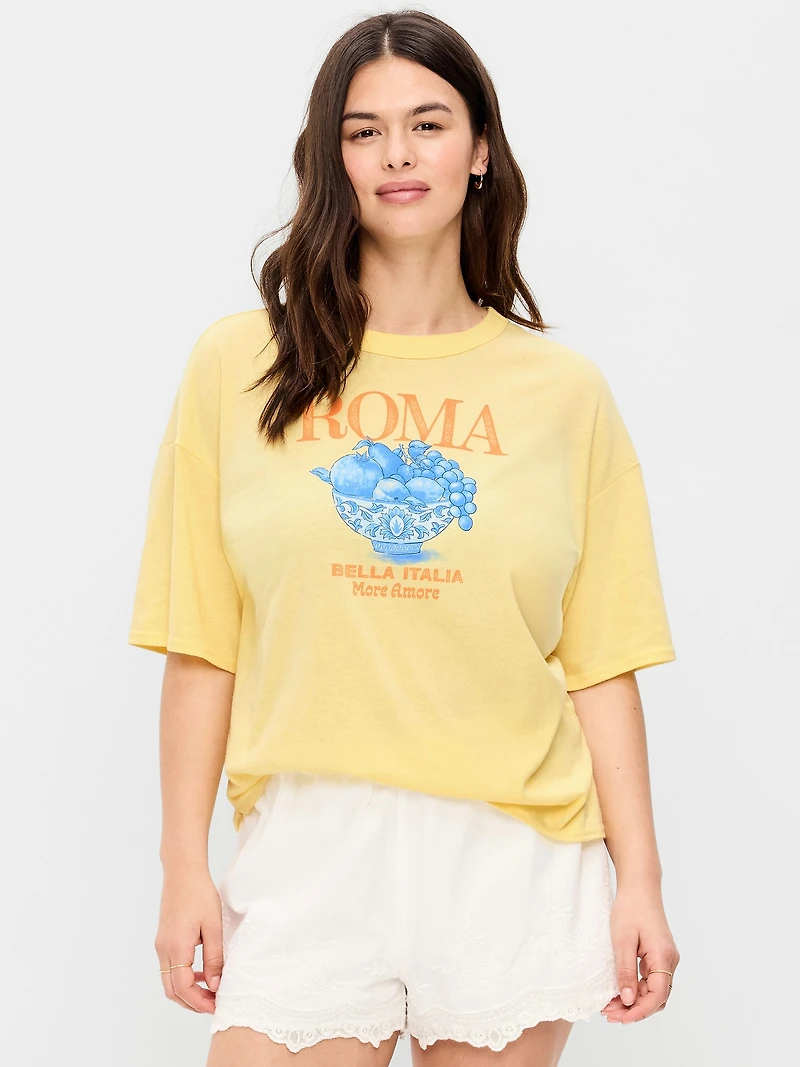 Short-Sleeve Loose Graphic T-Shirt