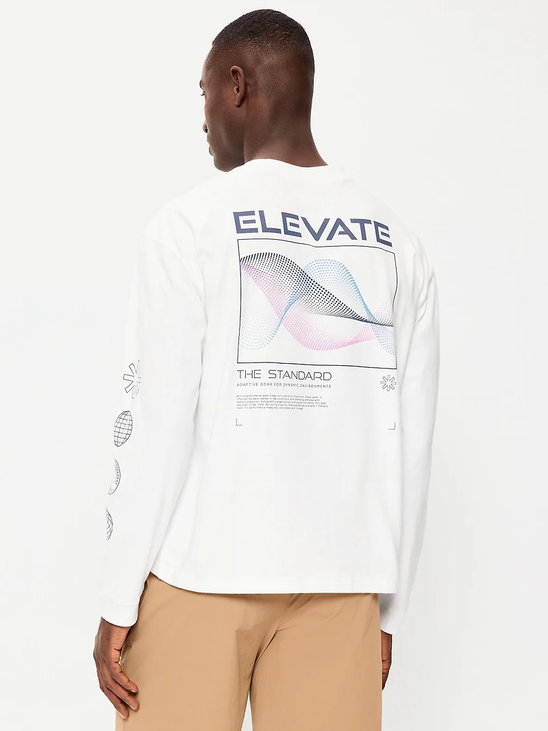 Lived-In Pro Long-Sleeve Graphic T-Shirt