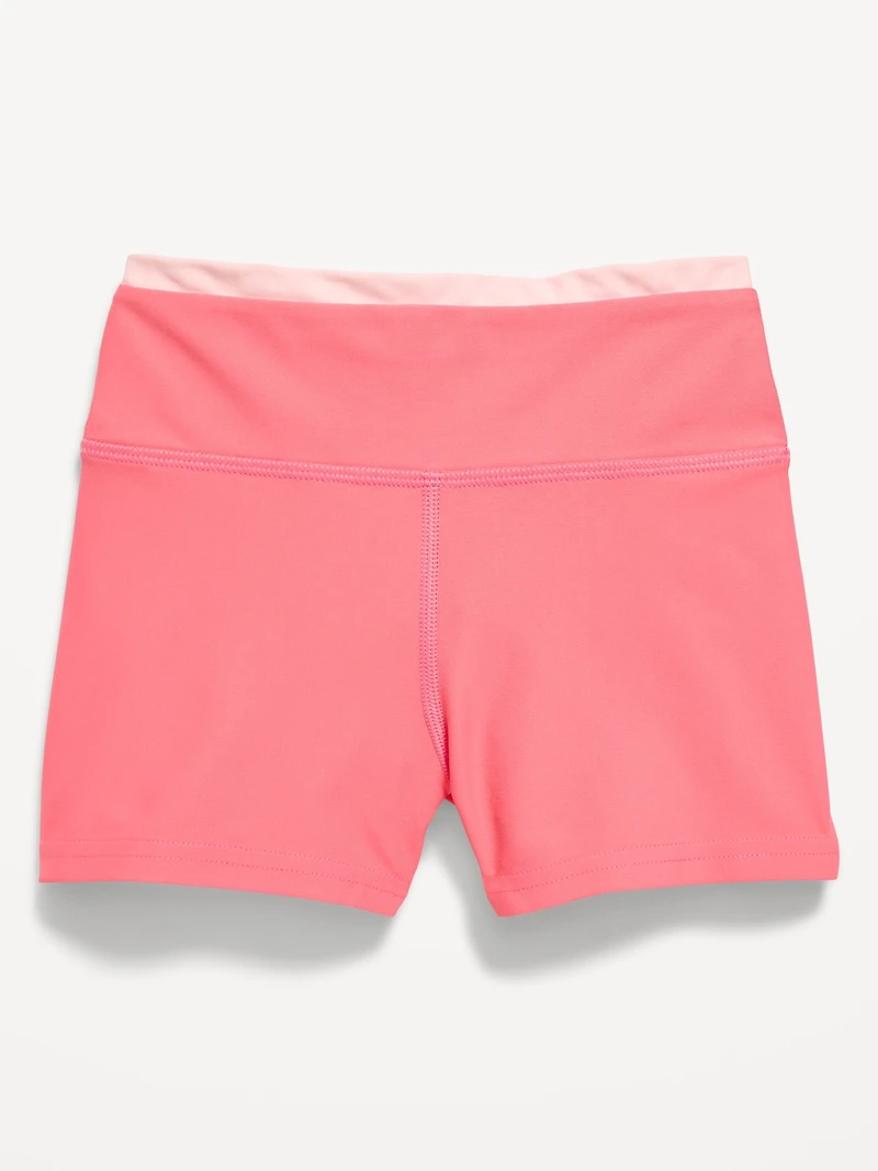 High-Waisted PowerSoft Shorts for Girls