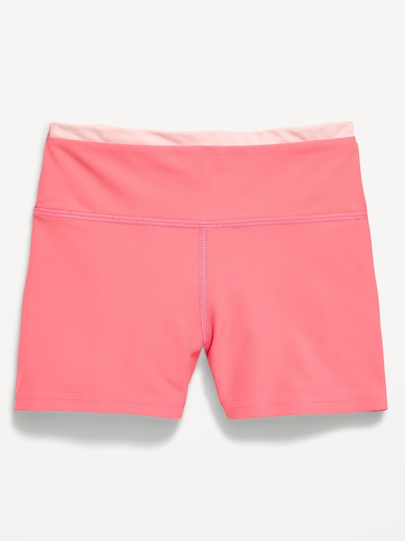 High-Waisted PowerSoft Shorts for Girls