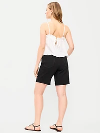 High-Waisted Wow Jean Shorts - 9-inch inseam