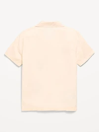 Short-Sleeve Embroidered Shirt for Boys