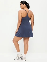 Stretch Woven Racerback Tennis Dress