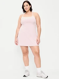 Stretch Woven Racerback Tennis Dress