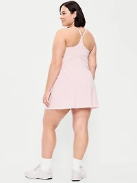 Stretch Woven Racerback Tennis Dress