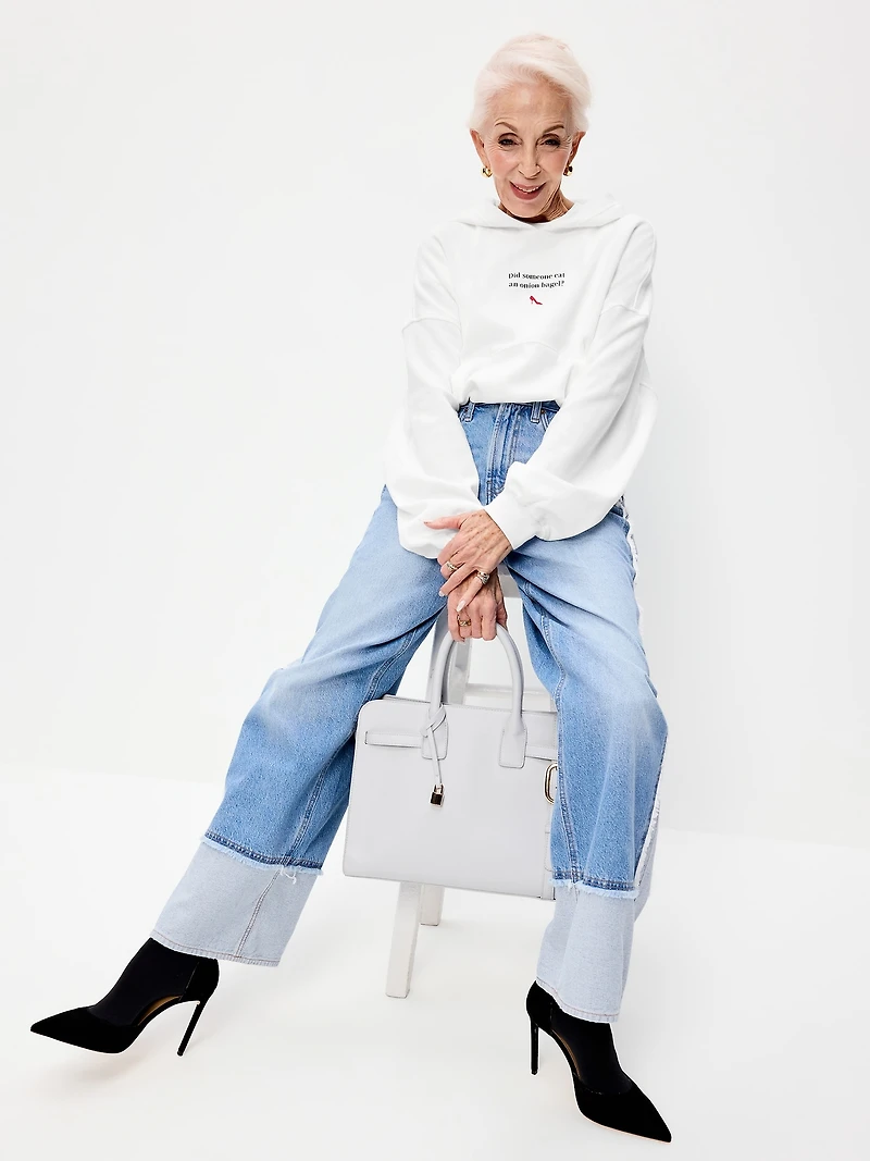 Old Navy x The Devil Wears Prada SoComfy Oversized Pullover Hoodie