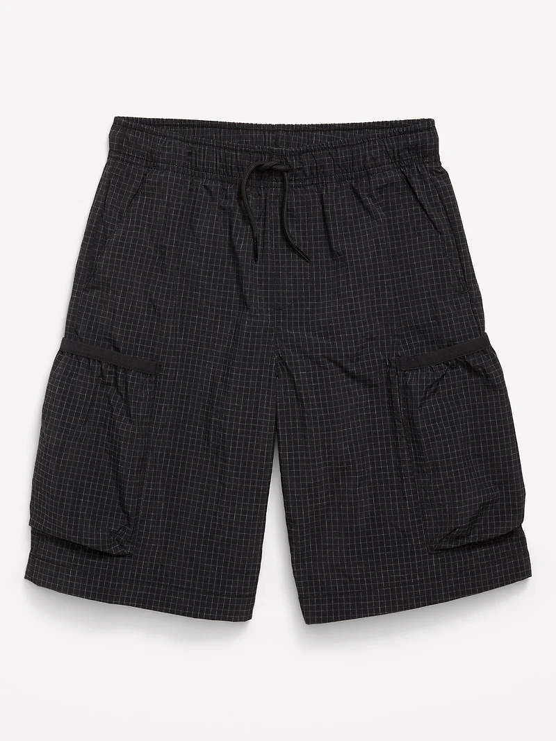 Below Knee Super Baggy Ripstop Cargo Shorts for Boys