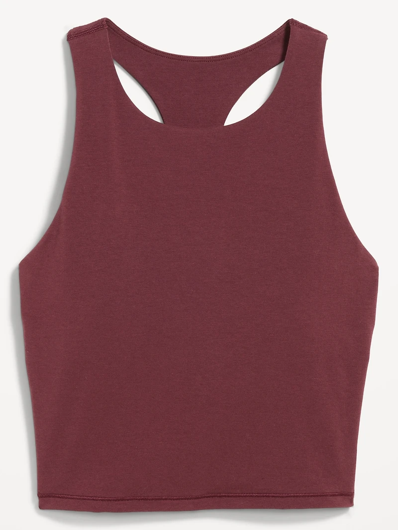 Light Support PowerChill High-Neck Racerback Sports Bra