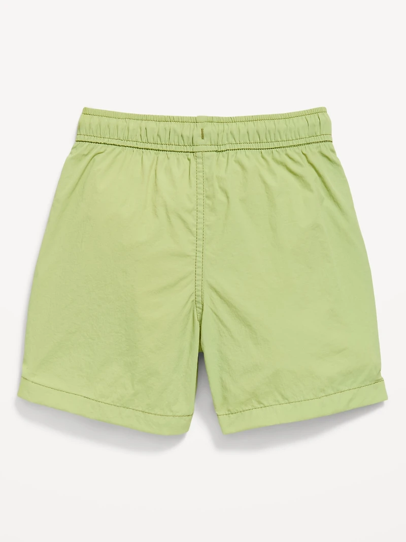 Tech Zip-Pocket Shorts for Toddler Boys