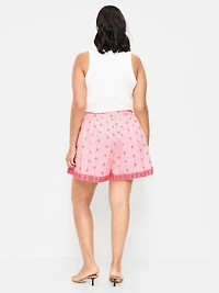 High-Waisted Drapey Skirt Short