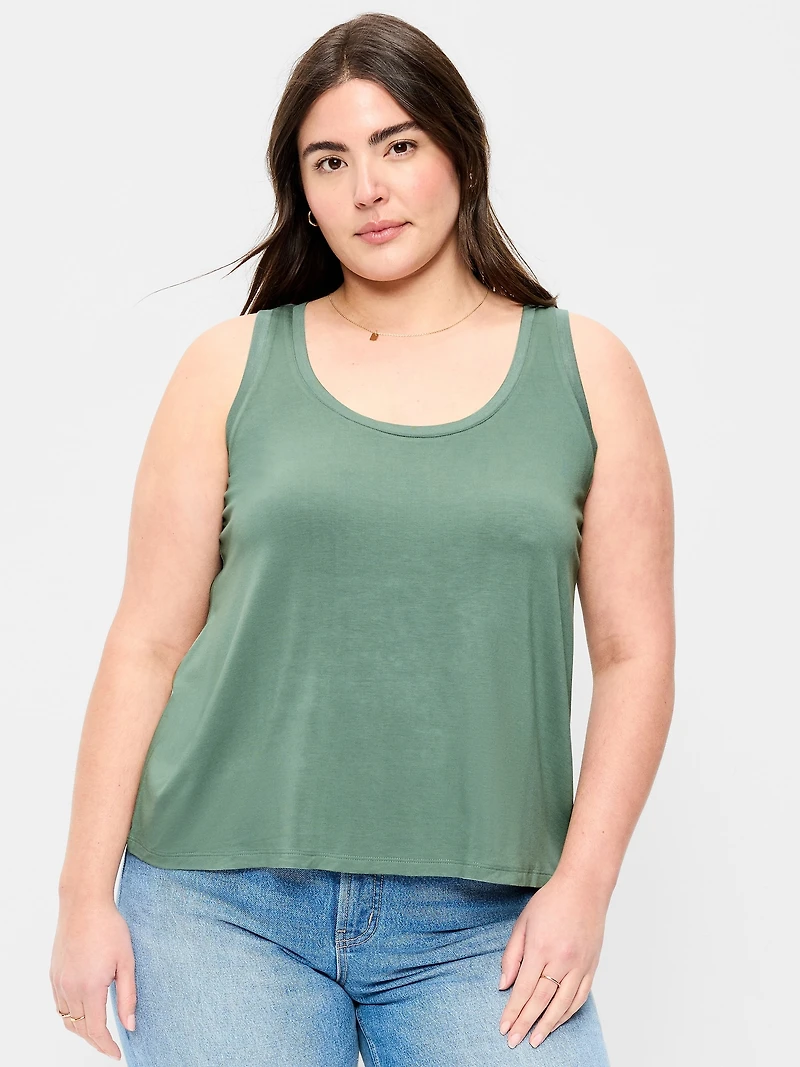 Luxe Scoop-Neck Tank Top