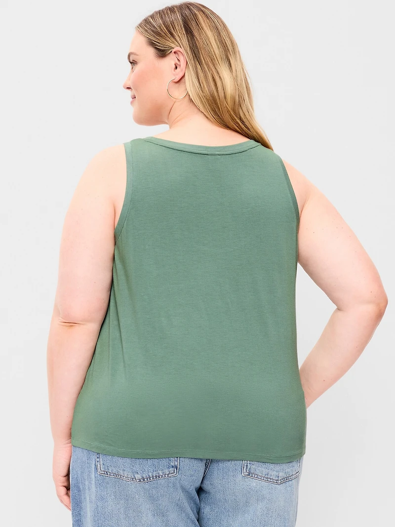 Luxe Scoop-Neck Tank Top