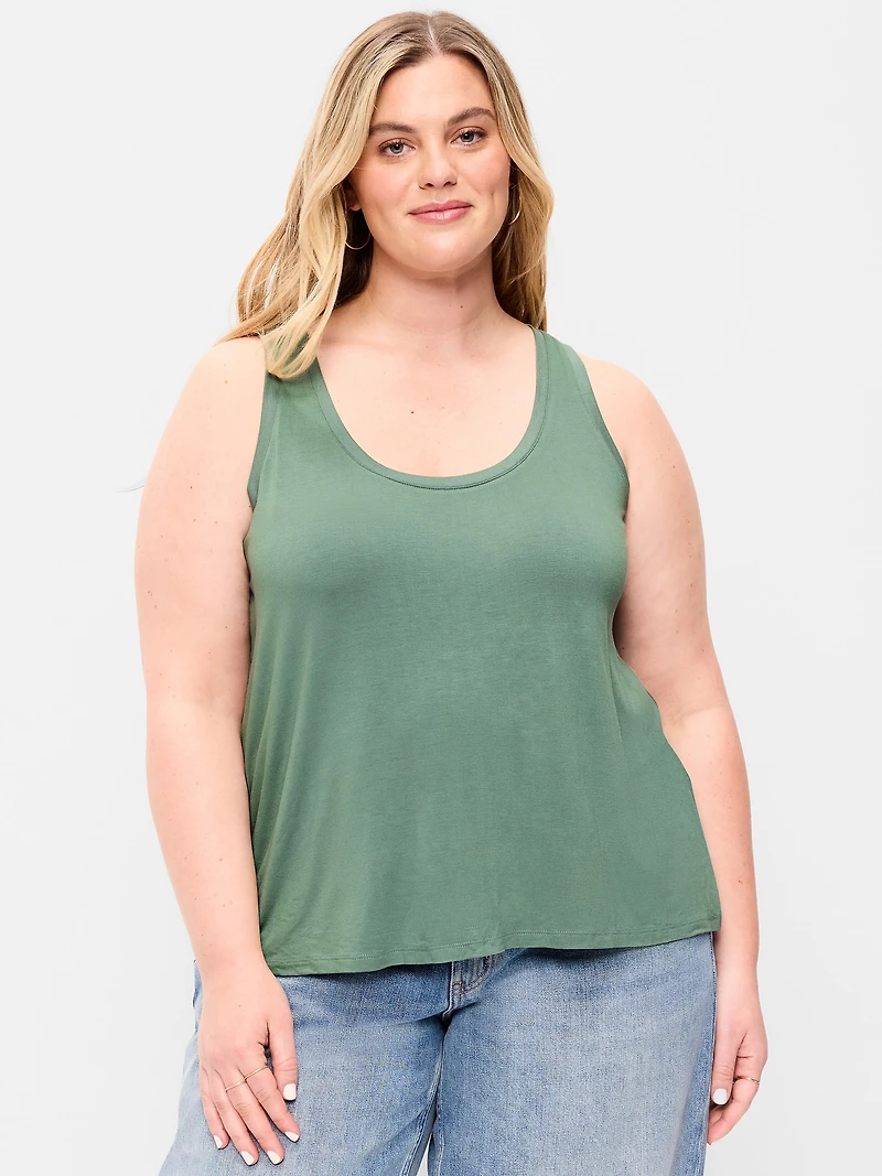 Luxe Scoop-Neck Tank Top