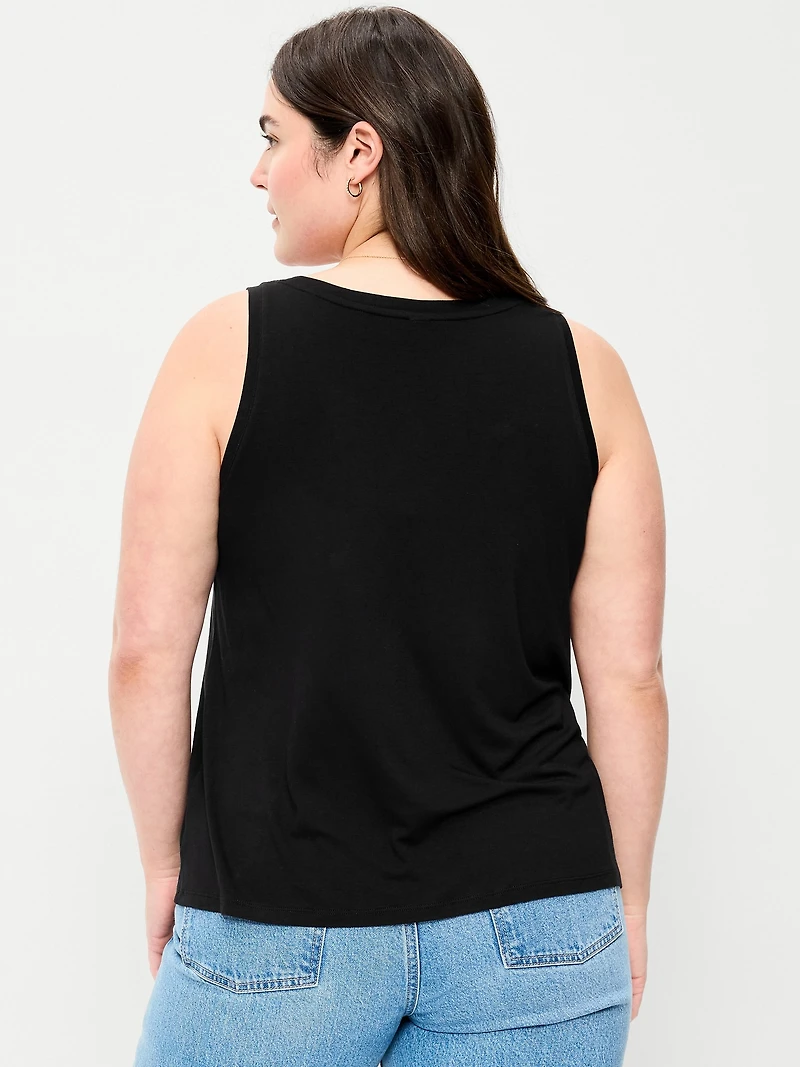 Luxe Scoop-Neck Tank Top