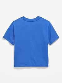 Oversized Short-Sleeve Graphic T-Shirt for Toddler Boys