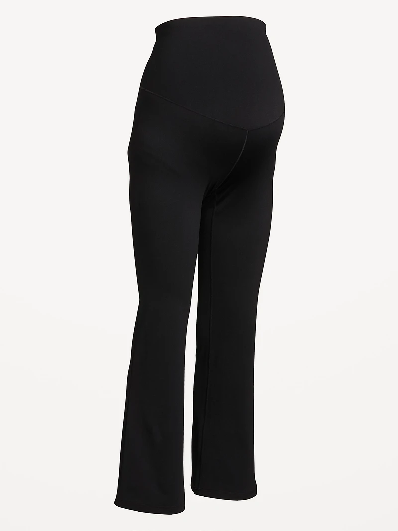 Maternity Full-Panel StudioSmooth Flare Leggings