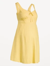 Maternity Fit & Flare Cami Mini Dress