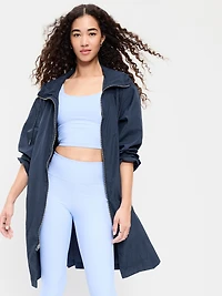 Lightweight Loose-Fit Hooded Jacket
