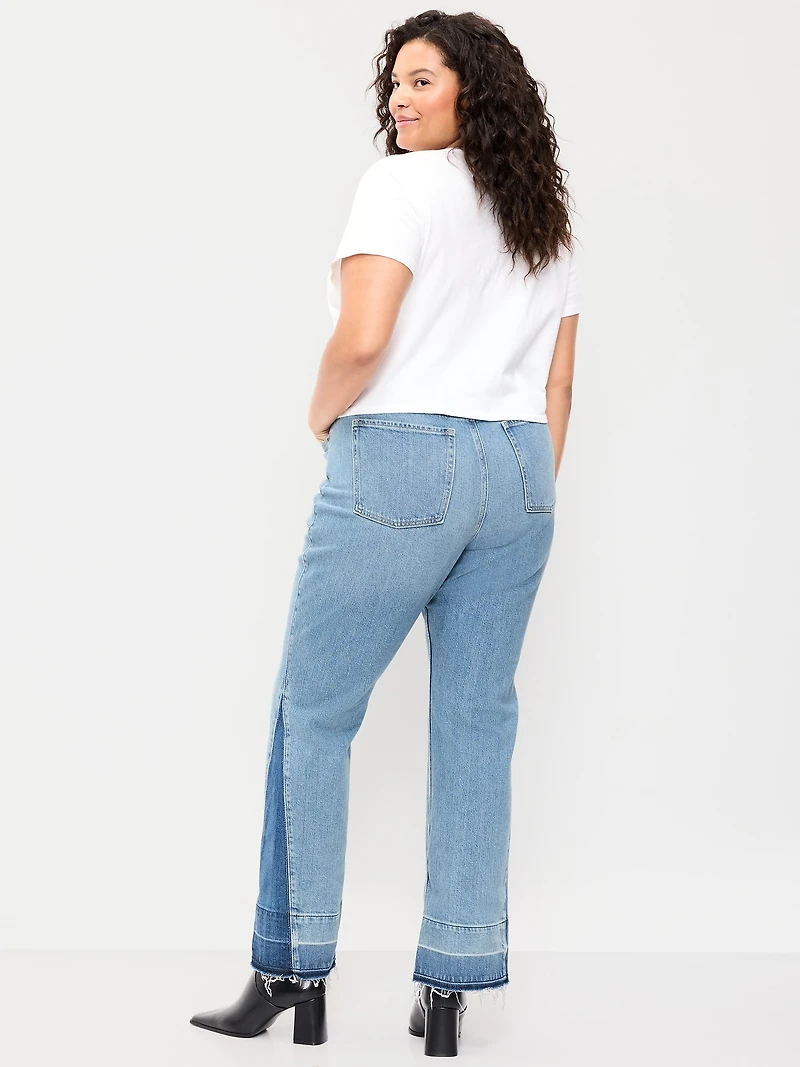 Extra High-Waisted Boot-Cut Jeans