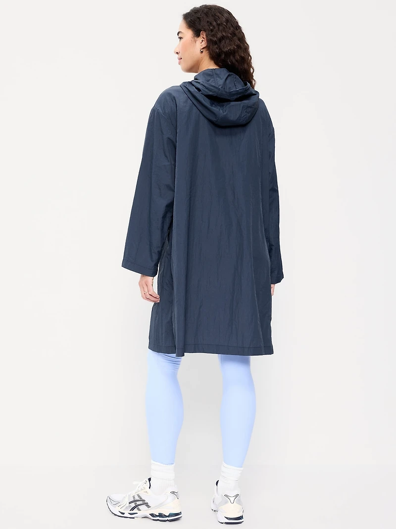 Lightweight Loose-Fit Hooded Jacket