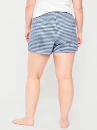 Seersucker Boxer Pajama Shorts