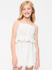 Sleeveless Tie-Shoulder Top for Girls