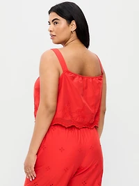 Tie-Front Cami Tank Top