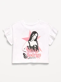 Olivia Rodrigo™ Ruffled Graphic T-Shirt for Toddler Girls
