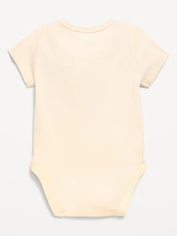 Unisex Short-Sleeve Graphic Bodysuit for Baby