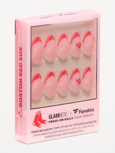 Glamnetic x Fanatics Boston Red Sox Press-On Nail Kit