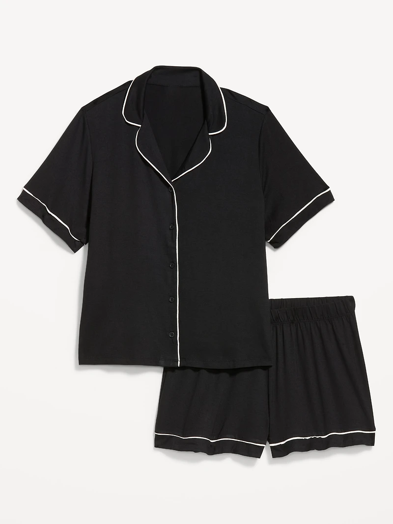 Sunday Sleep Knit Jersey Short Set