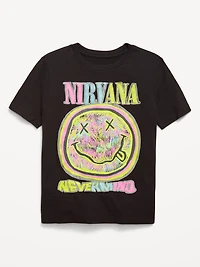 Nirvana™ Gender-Neutral Graphic T-Shirt for Kids