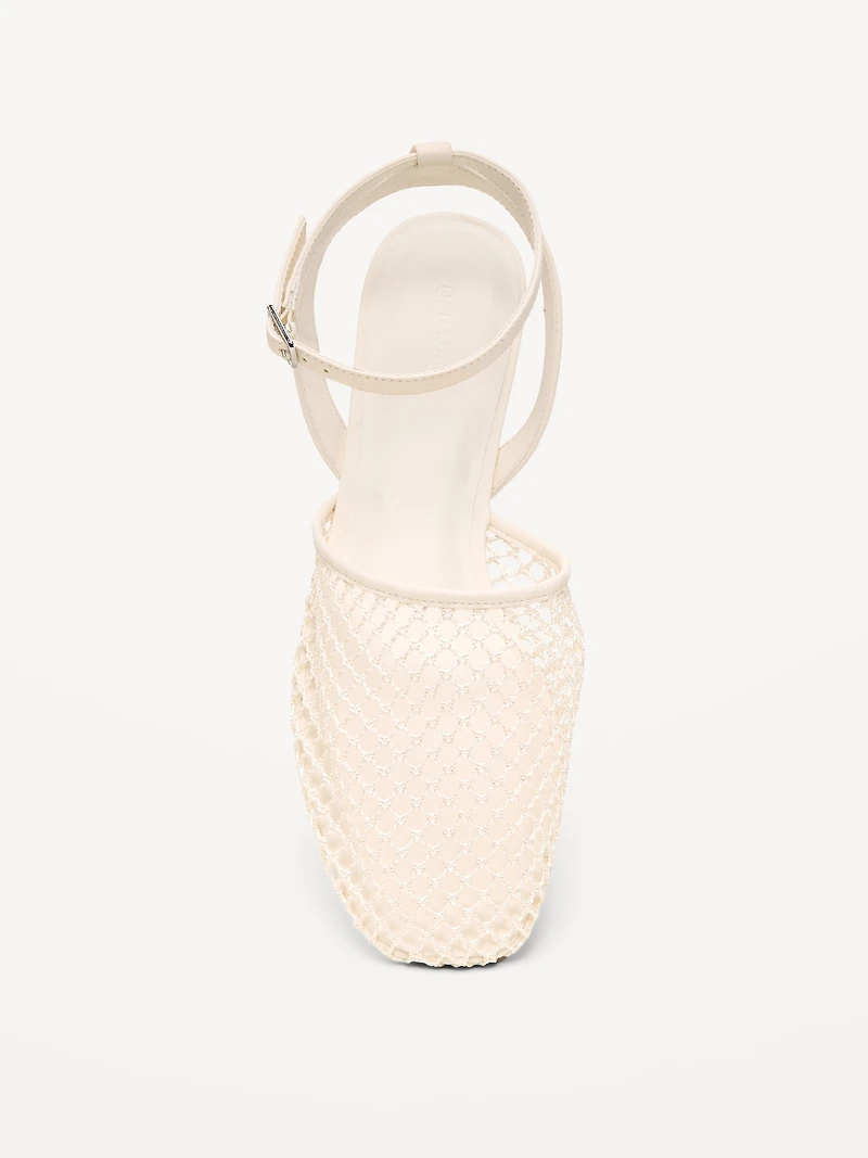 Raffia Slingback Flats for Women