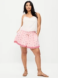High-Waisted Drapey Skirt Short