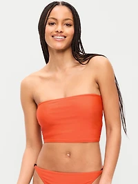 Tie-Back Bandeau Swim Top
