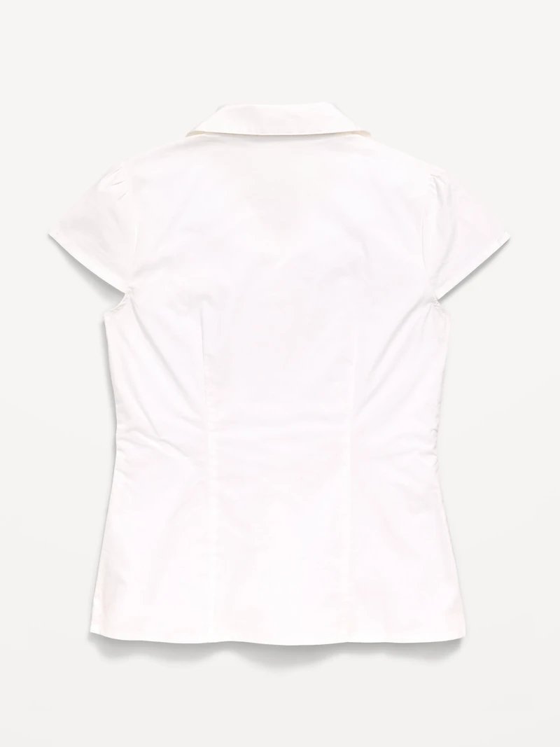 School Uniform Short-Sleeve Top for Girls