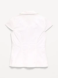 School Uniform Short-Sleeve Top for Girls