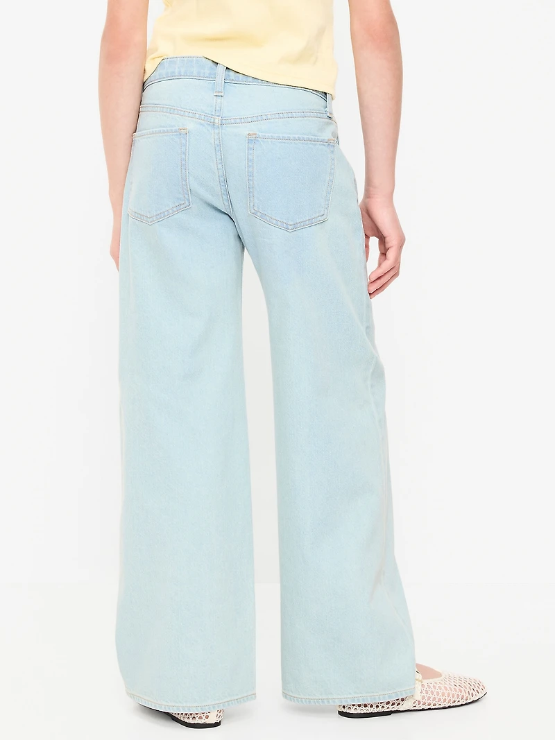 Super Baggy Wide-Leg Jeans for Girls